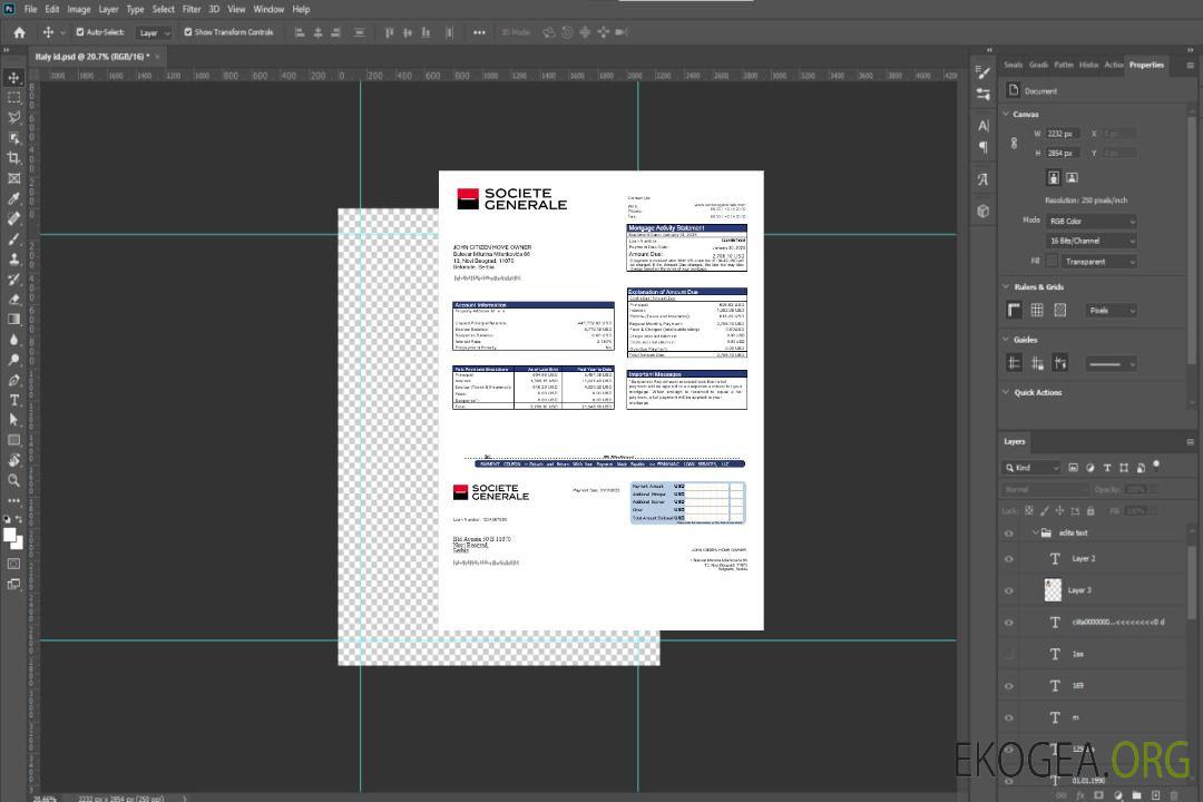 Serbie Relevé d'hypothèque bancaire de la Société Générale aux formats Word et PDF template Serbie Relevé d'hypothèque bancaire de la Société Générale aux formats Word et PDF template